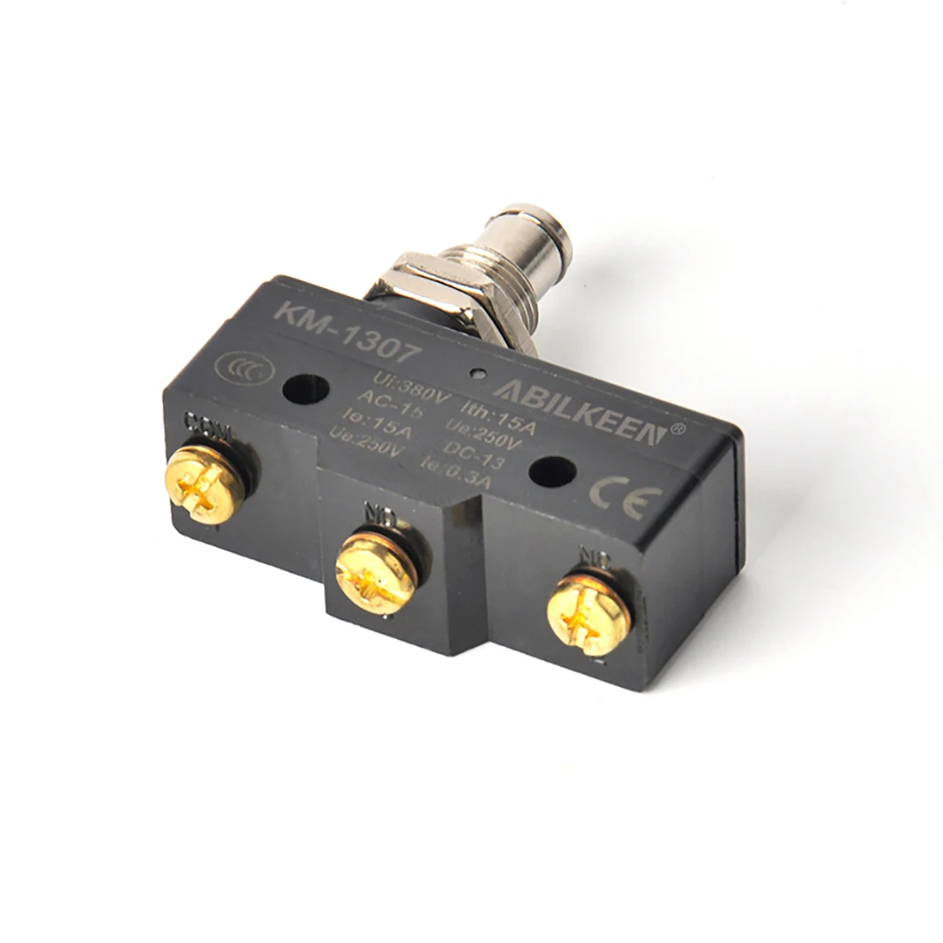 ABILKEEN New Arrival Panle Mounted Plunger Type Micro Switch 15A Large Current High Sensitive Industrial Micro Switch LXW5-11M