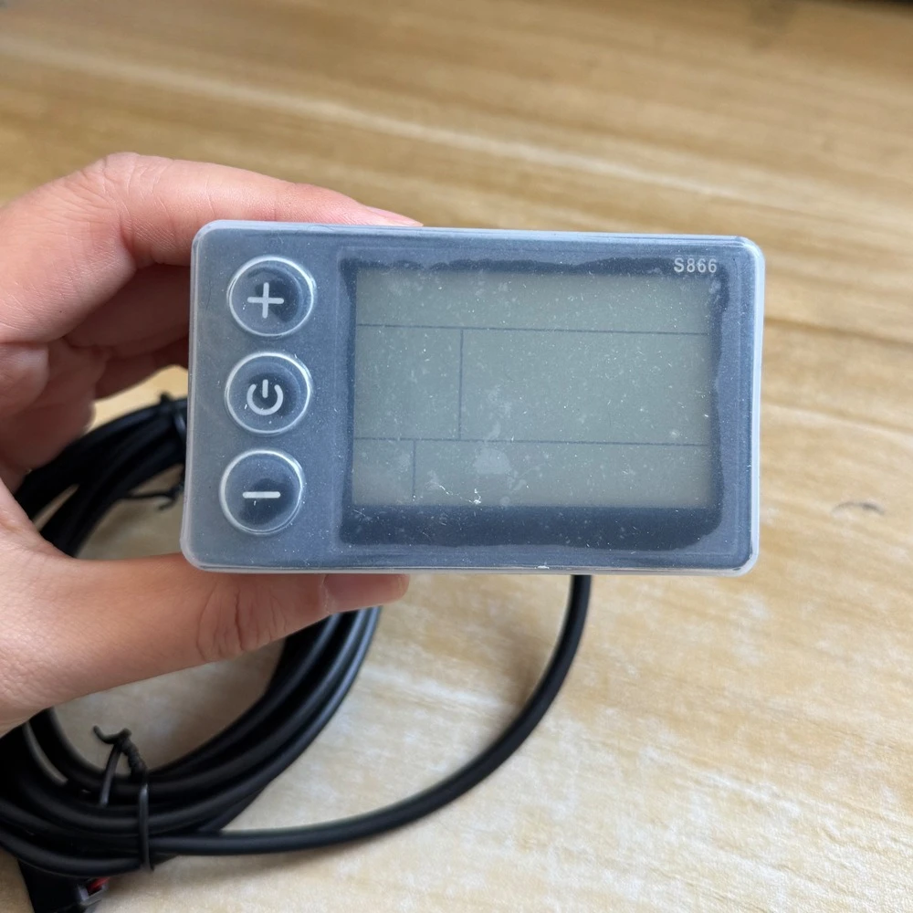 S866 E-Bike Meter Cover Clear Silicone Anti-Scratch Rainproof Screen Protector