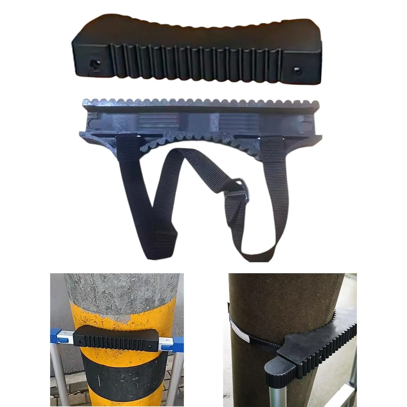 Stepladder Stabilizer with Rubber Component for Enhanced Safety on Slopes