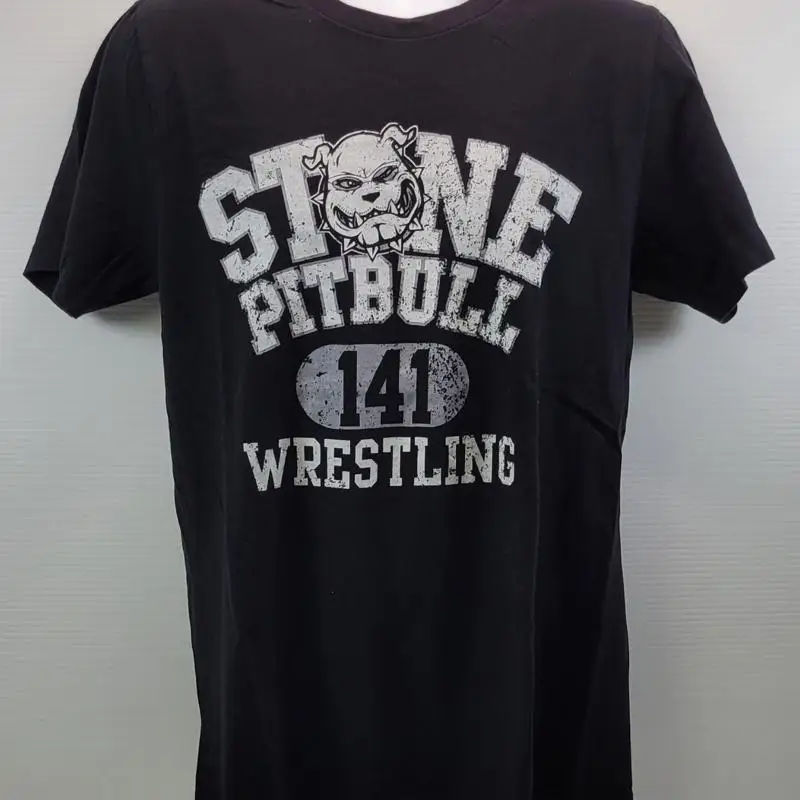 DA) New Japan Pro Wrestling Tomohiro Ishii Stone Pitbull Cotton T-Shirt Large