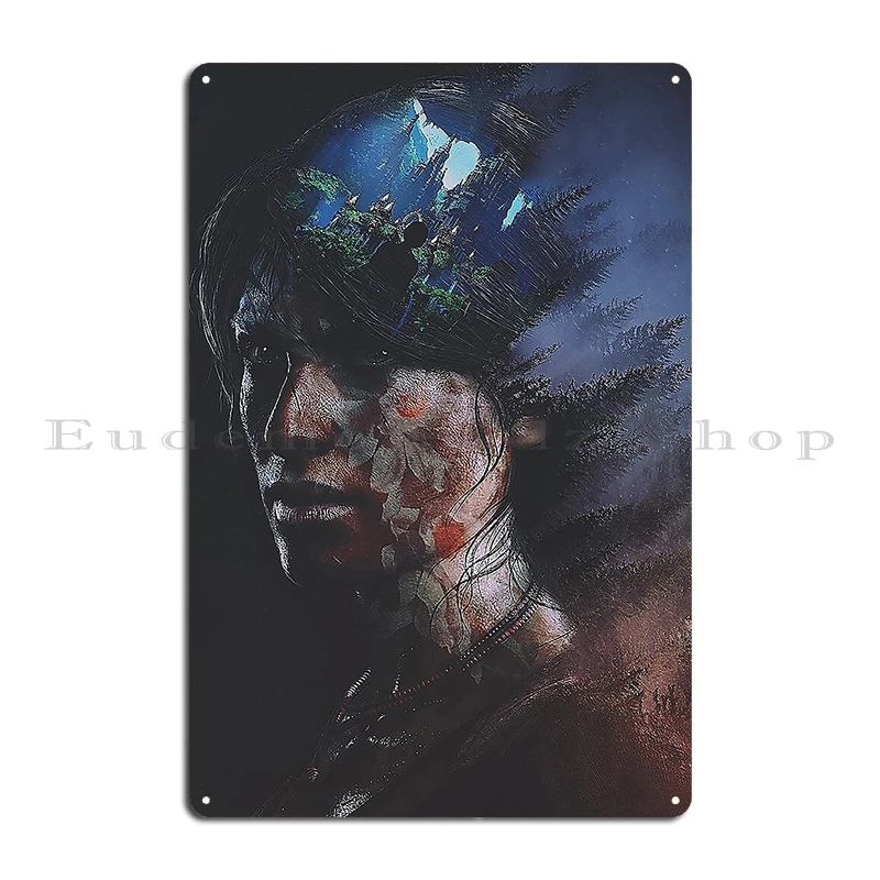 Uncharted 4 Classic Uncharted 2 Famous Train Scene Famous Plane Scene Metal Rusty Create Decoration printed Tin Sign Poster