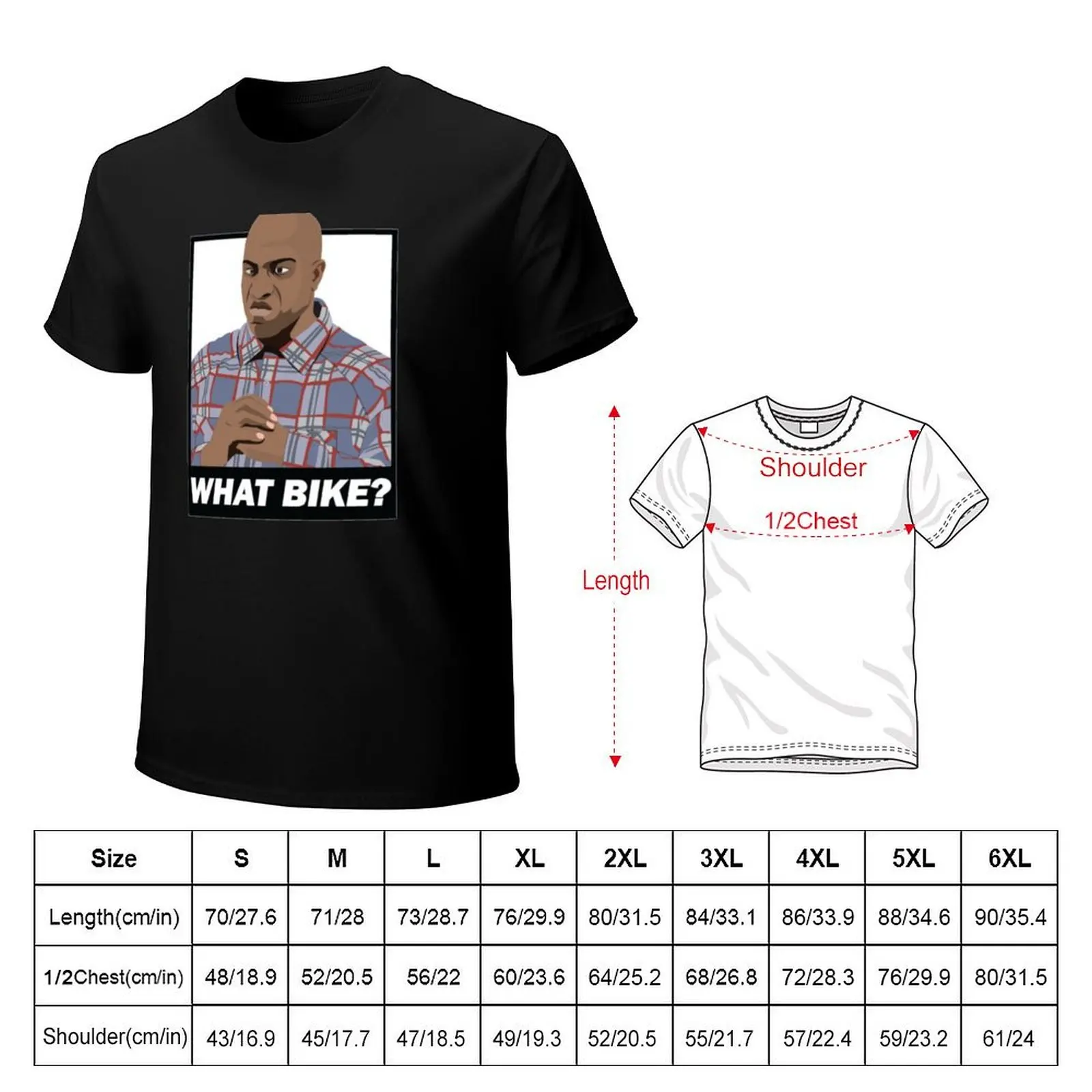 Deebo - What Bike? T-Shirt Industrial Work Tee Shirt