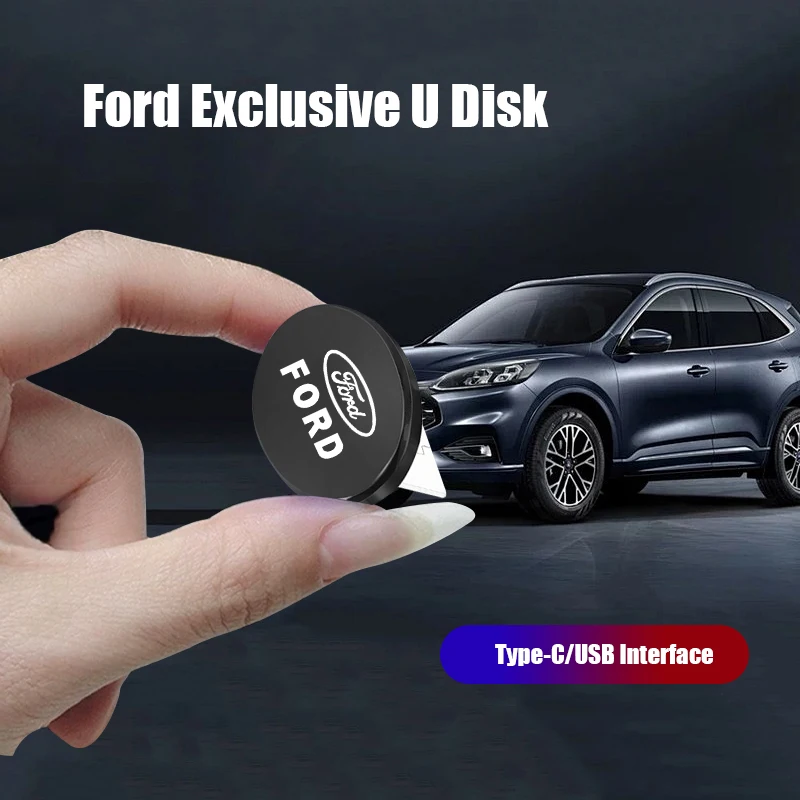 USB Flash Drives 64GB Mini  USB 2.0 Pen Drive 32GB Real Capacity Memory Stick For Ford S MAX Ranger Focus Fiesta Mondeo Kuga Mus