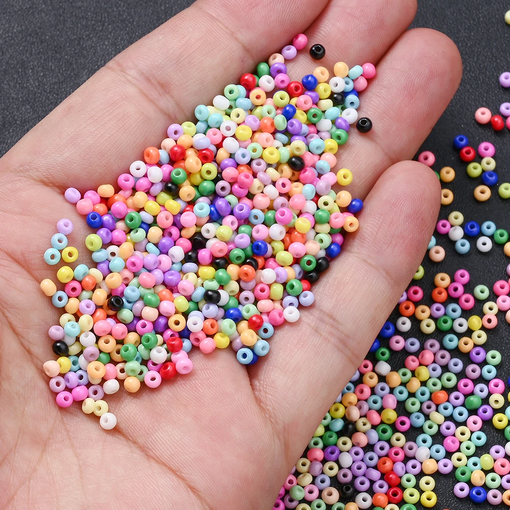 iYOE 500pcs 3mm 24 Colors Glass Abacus Rice Bead Rondelle Loose Spacer Bead for Jewelry Making DIY Bracelet Necklace Earring