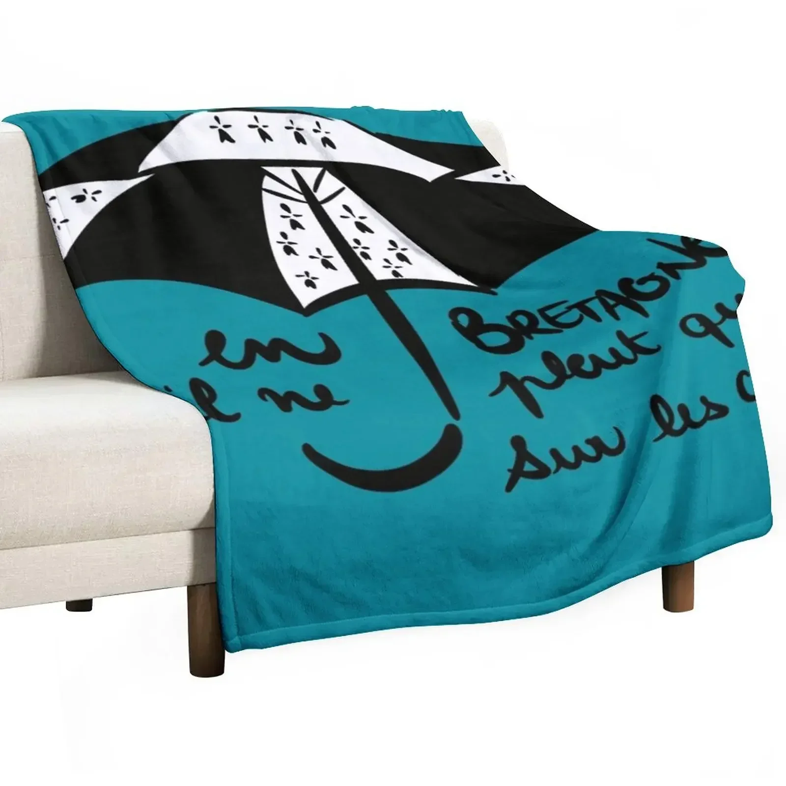 in brittany it only rains on idiots Throw Blanket blankets ands for babies Blankets
