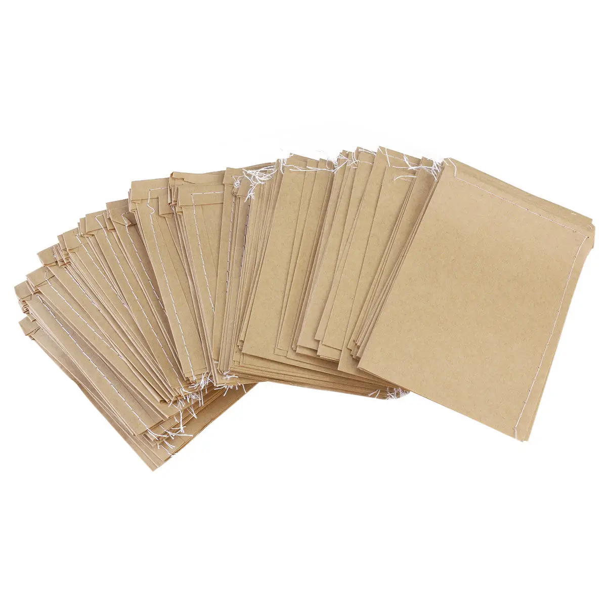 100Pcs Kraft Paper Sewed Bags Food Storage for Corn Wheat Rice Seeds Tobacco Sunflower Vegetables Isolation Pollination Bag - view 5