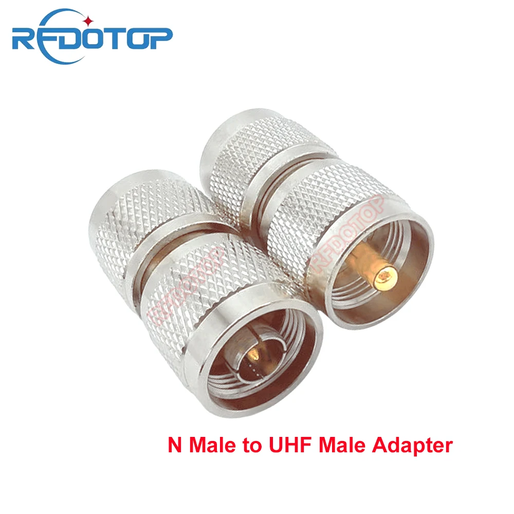 

50PCS L16 N Male to UHF SL16 PL-259 SO239 Male Plug Connector for Radio Antenna SO-239 UHF PL259-J to L16 N-J RF Coax Adapter