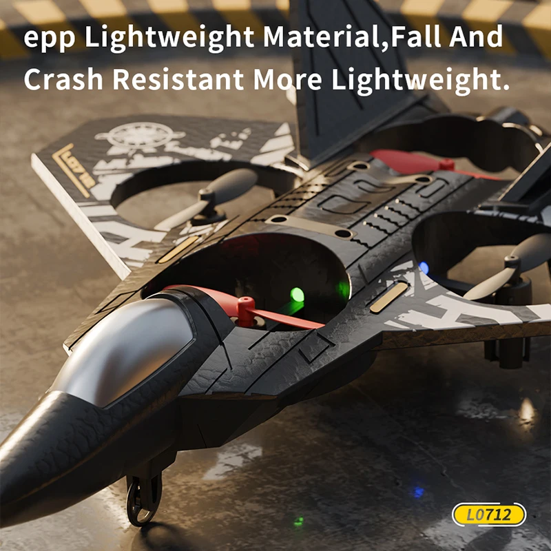 Remote Control Aircraft UAV, with Battery and LED Lights, Foam Aircraft Toys, Stable Hover, 360° Flip, Beginner Remote Control Toys, Indoor and Outdoor Flying Toys, Cool Men's Toys, Christmas and New Year Gifts