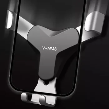 중력 자동차 거치대 자동 에어 벤트 마운트 클립 브래킷 셀 거치대, 마그네틱 GPS 휴대폰 스탠드 없음, 아이폰 15, 샤오미, 삼성용