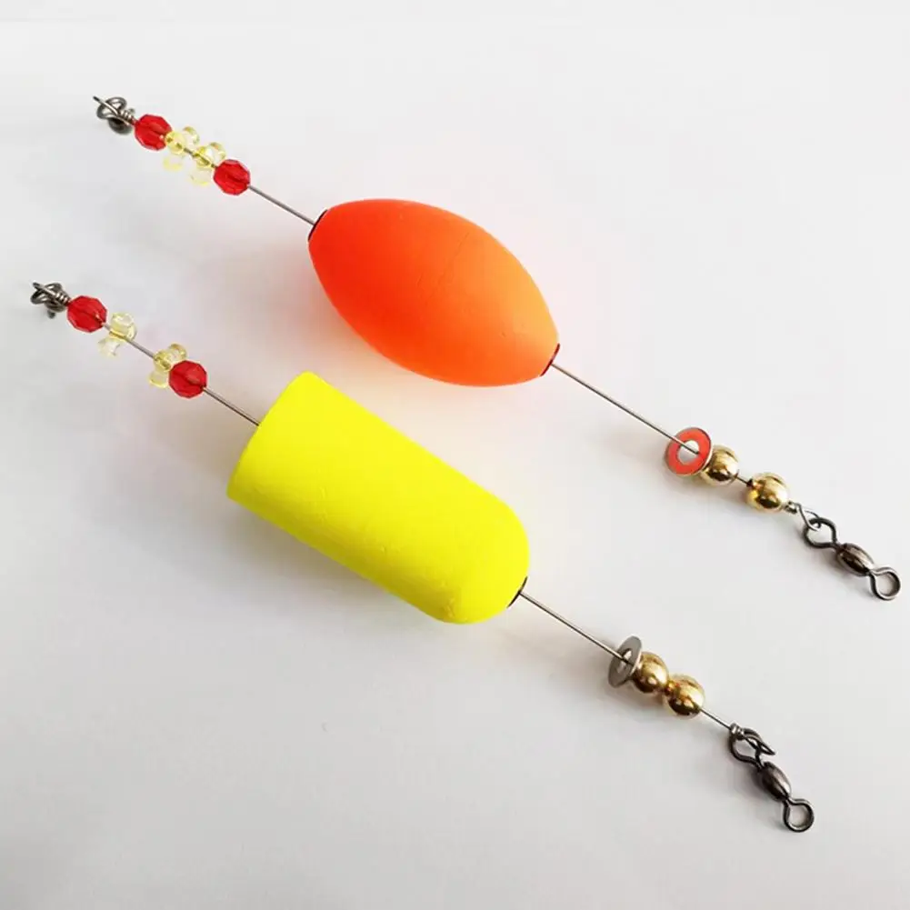 

Bright Colored Fishing Bobber High Visibility Fishing Float Rig with Swivel Bead for Long Casting Eva Oval Cylindrical Buoy