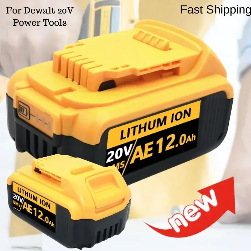 

For dewalt 20V Rechargeable battery for Dewalt Cordlessscrewdriver drill Screw gun wrench impact batteries DCB200 DCD790 6000mAh