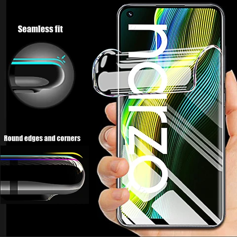 4-1 шт. для Realme Narzo 50 50i 50A 30 30A Prime Pro 5G Защитная гидрогелевая пленка для экрана Realme Narzo50 Narzo30 5g Anti-Shatter