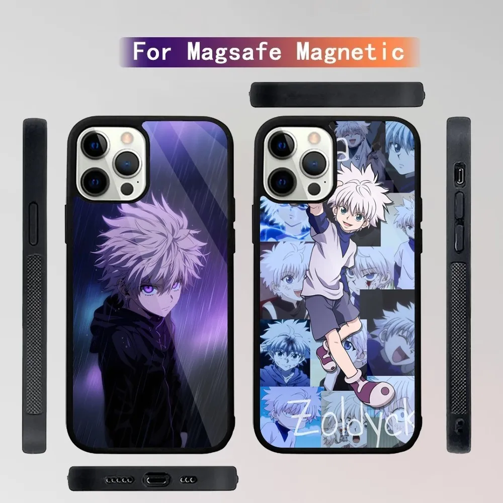 H-Hunter x Hunter Killua Phone Case For iPhone 16,15,14,13,12,11,Plus,Pro,Max Mini Magsafe Magnetic Wireless Charging