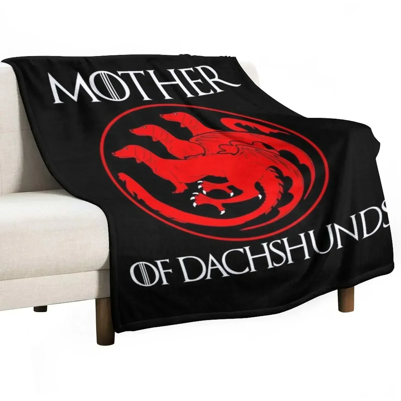 

Mother of Dachshunds - Christmas 2020 Throw Blanket Summer Thermal Blankets