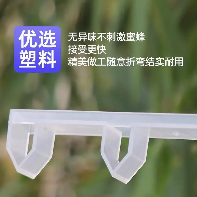 New Five-port Card Strip Beehive Special Nest Frame Holder, Bee Pressure Spleen Clip, Plastic Card Frame Beekeeping Tool