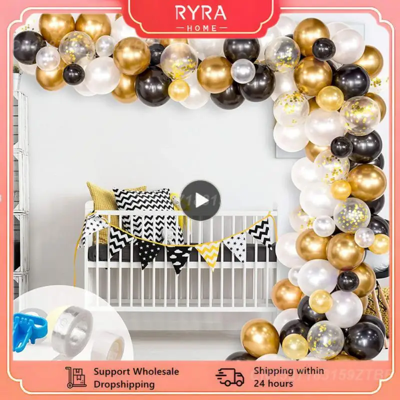 

Wedding Decoration Delicate Balloons Variety Styles Atmosphere Maker Balloon Set Gold Sequins Decorative Festive Ornament