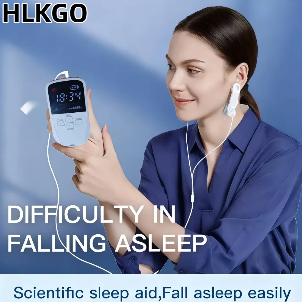 Vagus Nerve Stimulator Wearable Therapy Ear Clip, for Deep Sleep Anxiety Relief Mental Wellness Head Pain