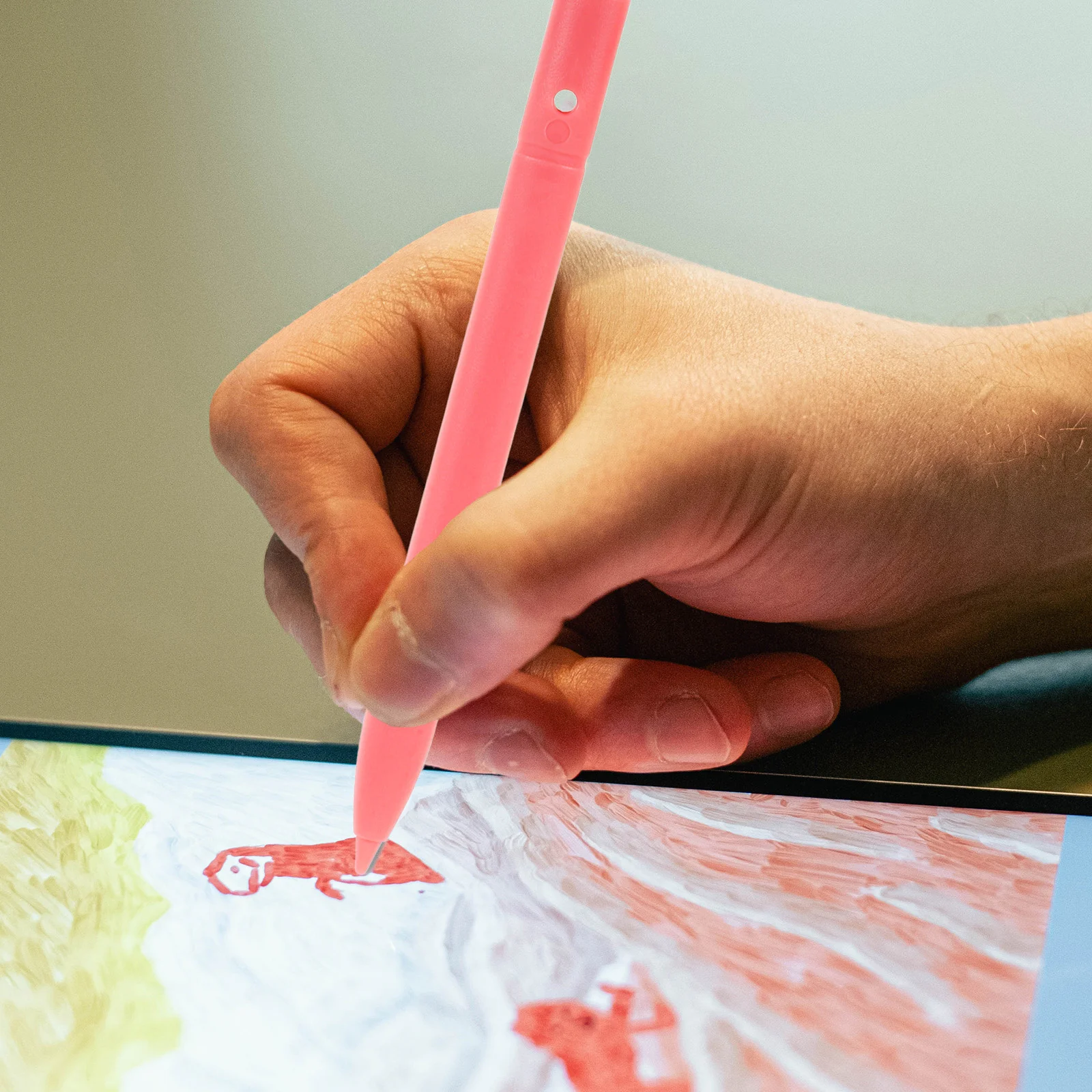 6 قطع قلم كتابة LCD للرسم والكتابة اللوحية، قلم إلكتروني بديل عالمي متوافق مع لوحات LCD