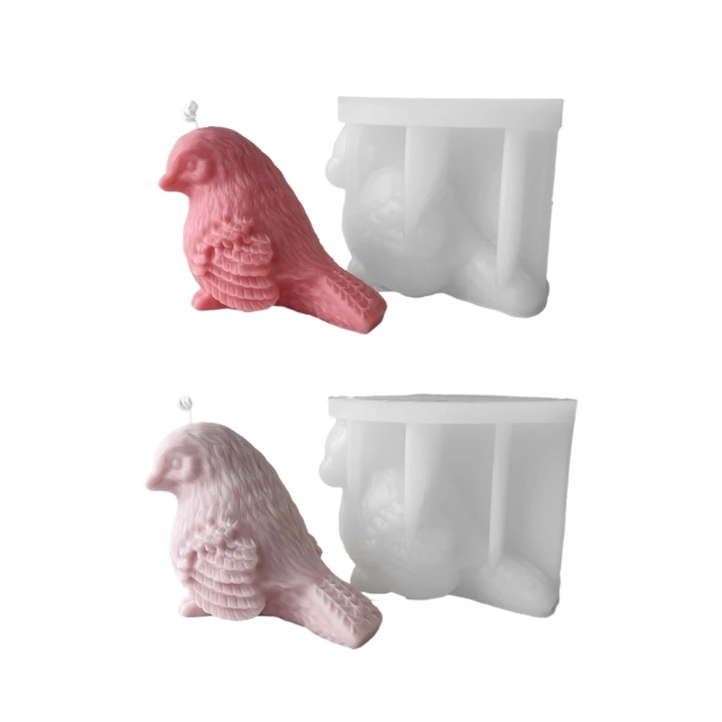 

Y1UB Epoxy Handmade Soap Mold Bird Decoration Mold for DIY Decoration Making Soap Melt Resin Halloween Mold