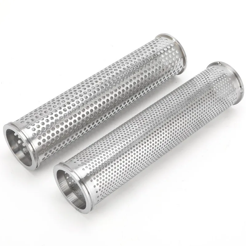 High-quality polished, stainless steel angular cartridge filter for food-grade water filtration, customizable