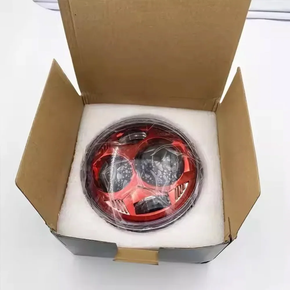7" Inch RED LED Projector Motor Headlight Plug and Play For Harley Davidson Touring 1994-2013