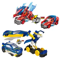 Screechers Wild Deformation Car Transformers Toy Action Figures Screech Capture Wafer 360 Boys Toys Kids Children Gifts