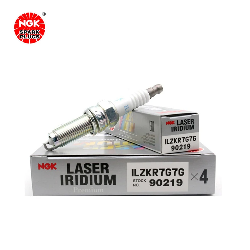 

NGK Iridium Platinum Spark plug ILZKR7G7G 90219 is suitable for Jeep Grand Commander 2.0T（4PCS)