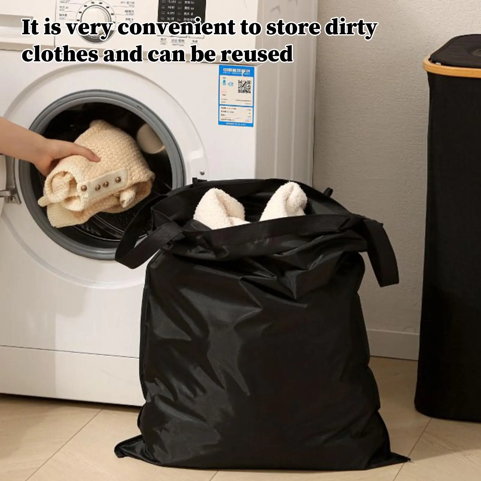 

Laundry Basket Foldable Laundry Bag With Lid For Bedroom Bottle Collection Container For Home Blankets Under-Bed Storage Toys