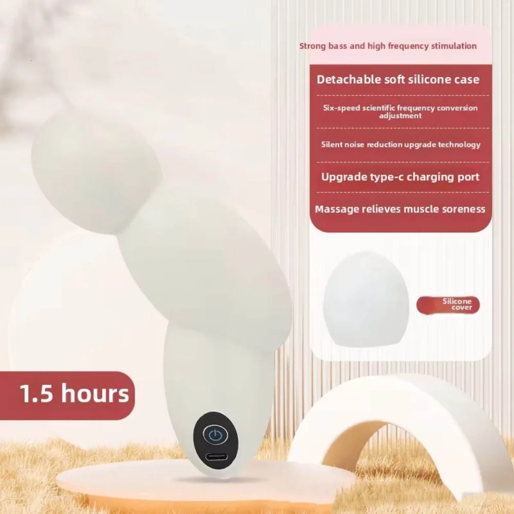 

Электрический вибрационный массажер для мышц 1200 мАч, 6-скоростной электрический массажер для шеи, расслабление мышц