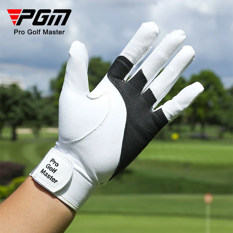 قفاز جولف PGM للرجال لليد اليسرى من جلد الغنم الأصلي مضاد للانزلاق وجيد التهوية #3