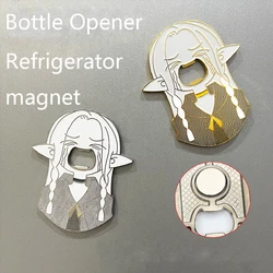Anime Delicious in Dungeon Marcille Bottle Opener Cosplay Refrigerator Magnet Kawii Big Mouth Elf Girl DIY Halloween Accessories