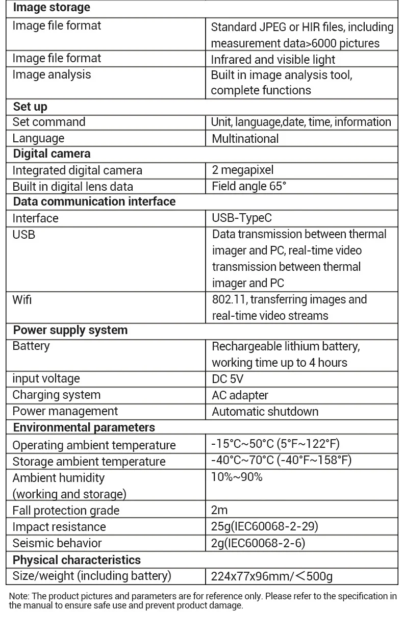 Kamera termowizyjna przemysłowa CEM DT-979E, wyświetlacz 2,8 cala, temperatura do 400 stopni Celsjusza, rozdzielczość IR 120x90, 50 Hz, obsługa OEM i ODM.