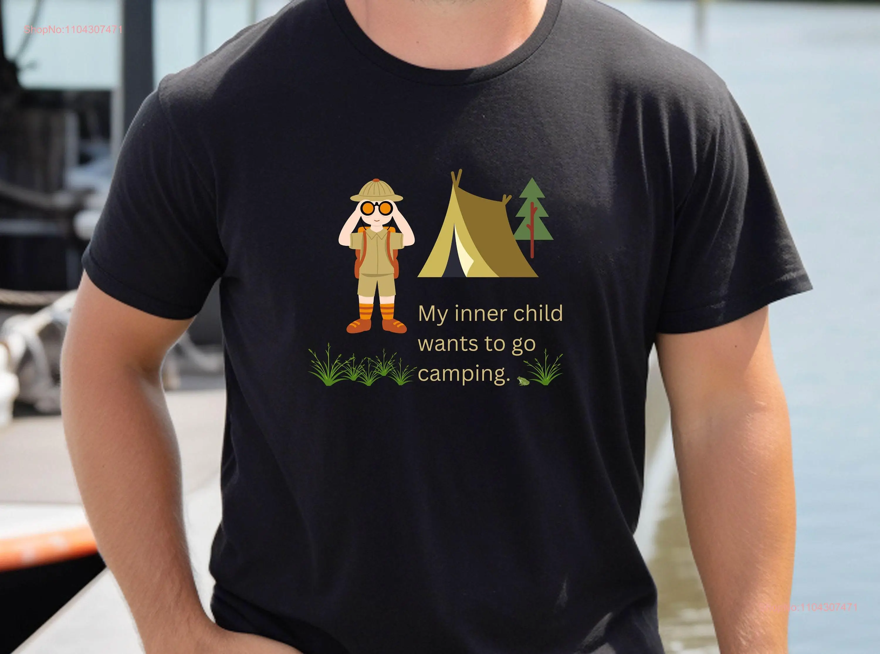 Want to Go Camping T Shirt Inner Child Scouting Vibes Kid Fun Tent Family Good Times long or short sleeves