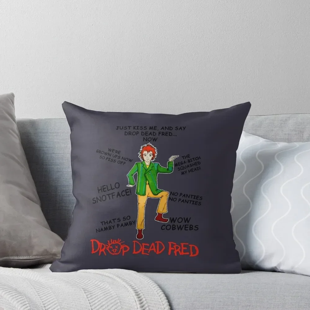 

Vintage Drop Dead Fred Gift Movie Fans Throw Pillow Pillowcases For Pillows Sofa Cushions Covers Decorative Sofa Cushion pillow