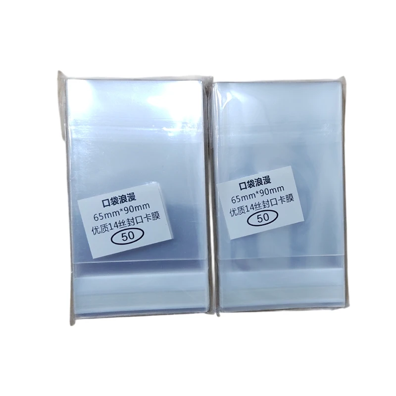 100 Stuks 65*90 Transparante Collectie Kaart Film Card Game Protector Kill Sleeves