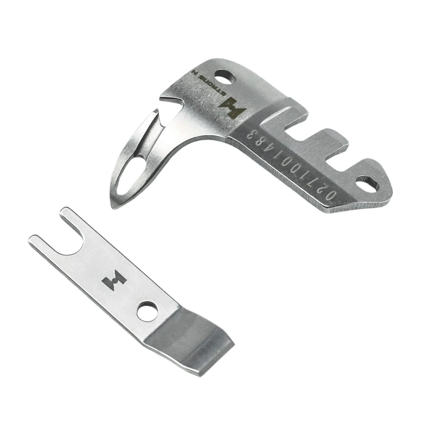 0271001497 +  0271001483 Movable and Fixed Knife Set Fits Durkopp Adler 271, 272, 274, 275, 743-422, 550-2 Sewing Machines Blade