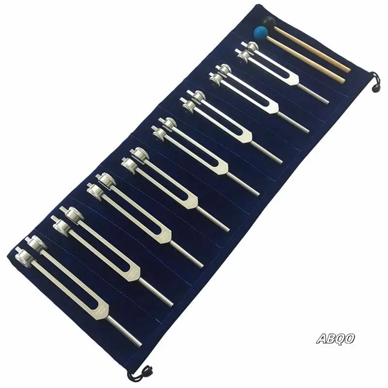 

Chakra Tuning Fork Set For Healing, 24 Pieces Silver Chakra Tuning Fork For Meditation
