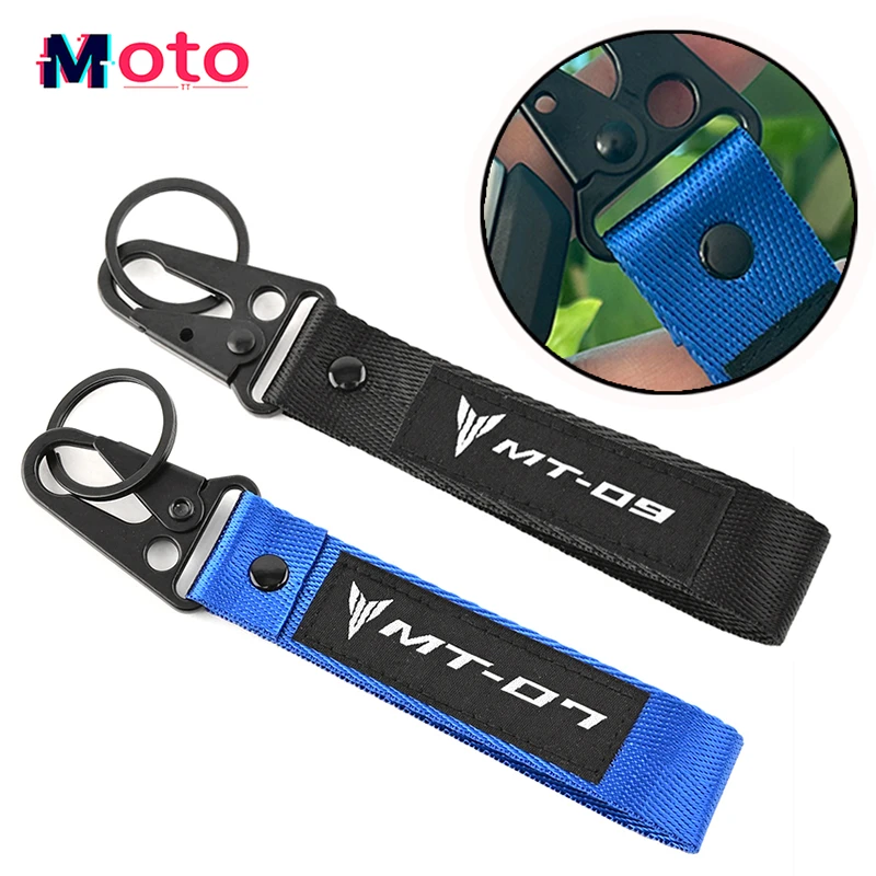 

Для Yamaha MT03 MT07 MT09 MT-03 MT-07 MT-09 FZ07 FZ09 2017-2022 2023 2024 мотоциклетный брелок с 3D вышивкой, брелок, аксессуары