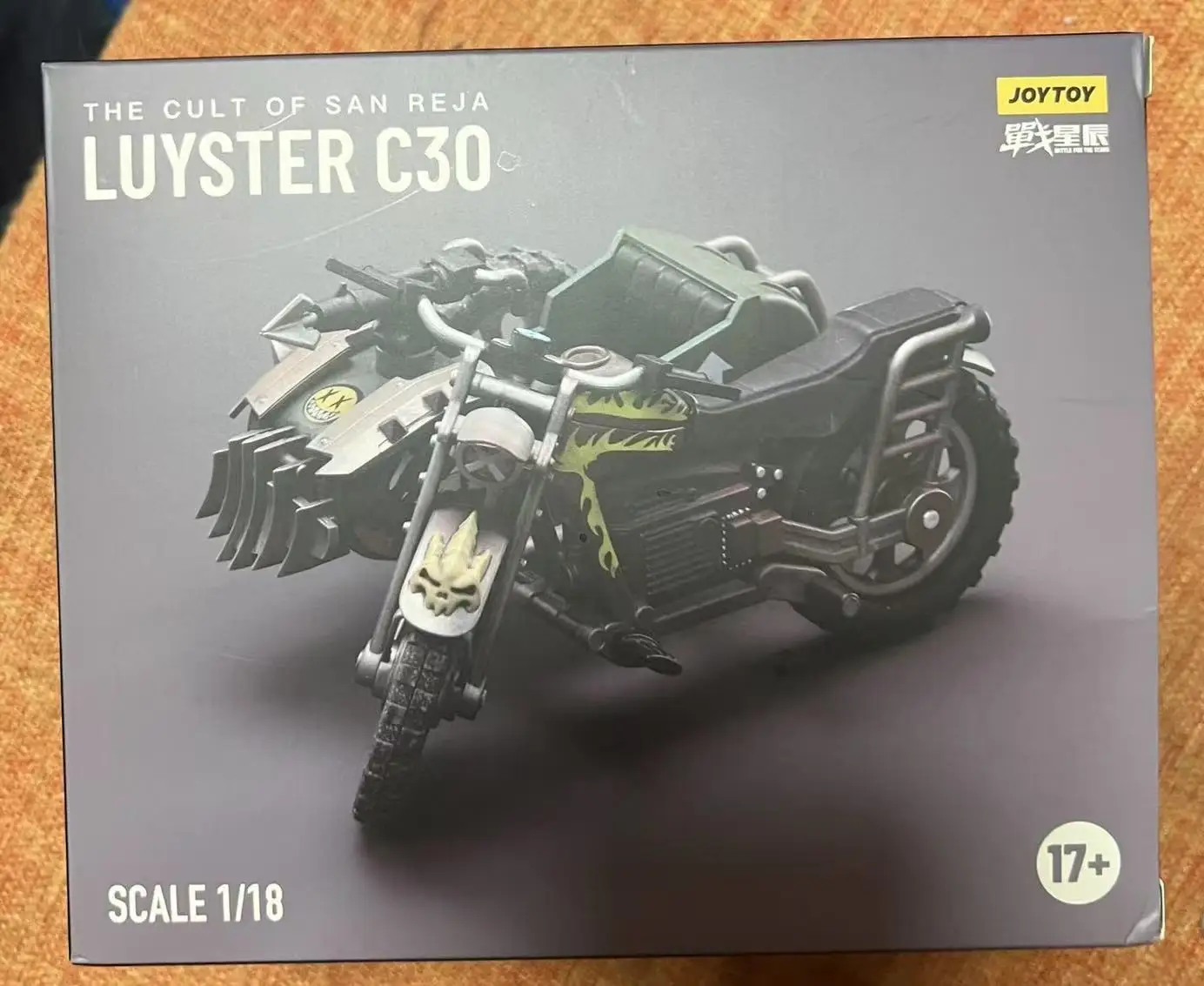 

In Stock 1/18 JOYTOY 3.75inch Action Figure Motorcycle The Cult of San Reja Luyster C30 Figure Model Collection Toy Gift