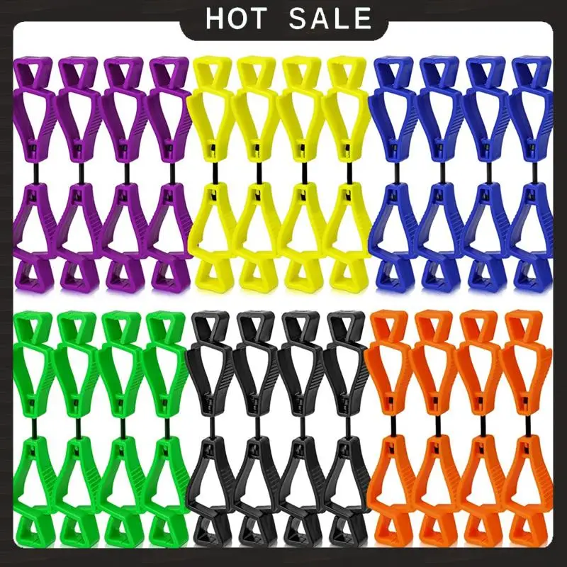 

24-Hour Delivery Z-Shaped Clip Set 24Pcs Glove Clips For Work Bulk For Tool Belt& Hard Hat Compatible Anti-Drop Keeper For Const