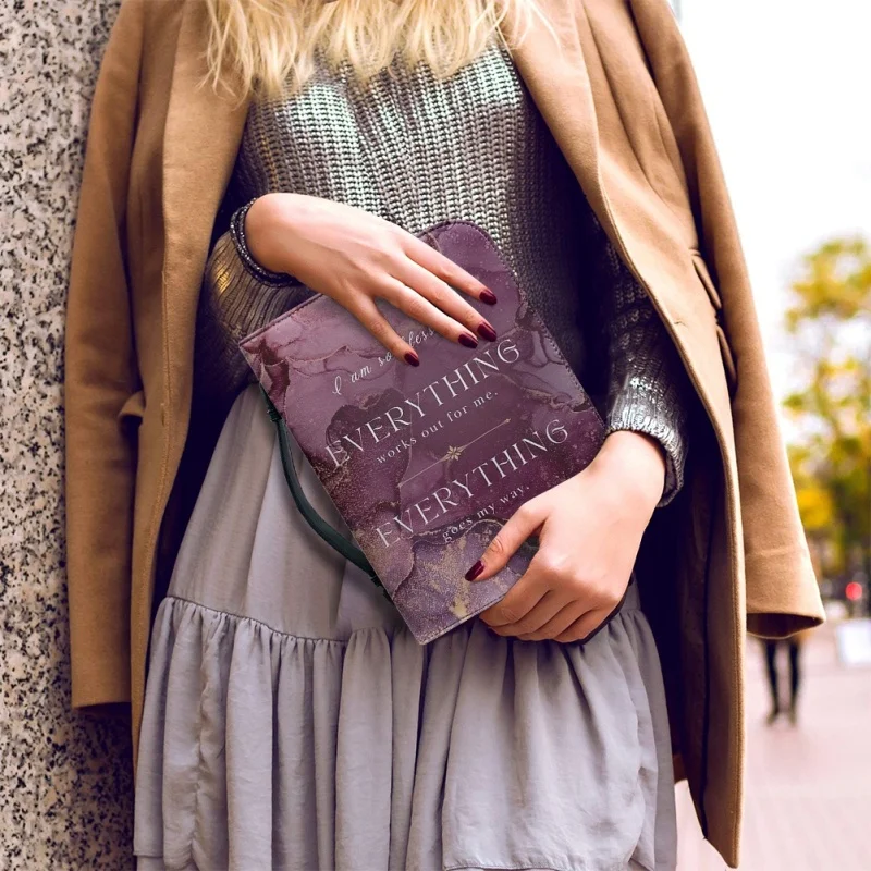 Ich bin so gesegnet: alles personal isierte Druck Kirche Bibel Cover Fall Pu Handtasche Studien buch heilige Aufbewahrung boxen für Frauen Männer