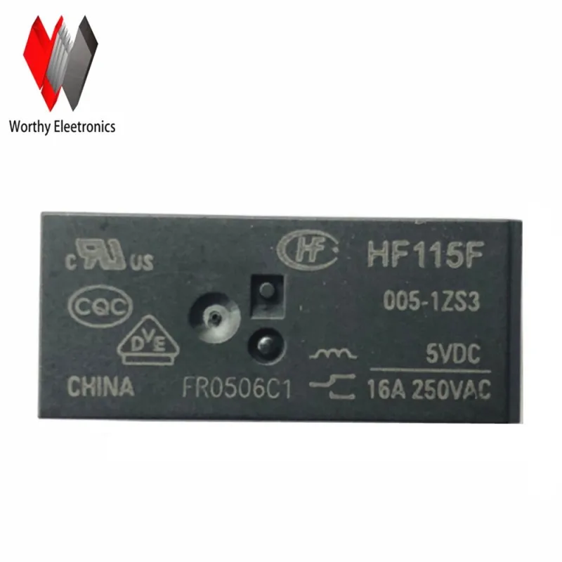 

Free shiping wholesale 10pcs/lot relay HF115F-005-1ZS3