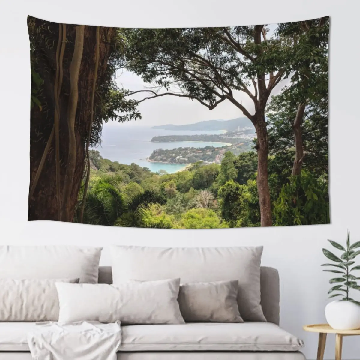 

Karon Lookout Point, Phuket Thailand Tapestry Decor For Bedroom Decoration Wall Tapestry