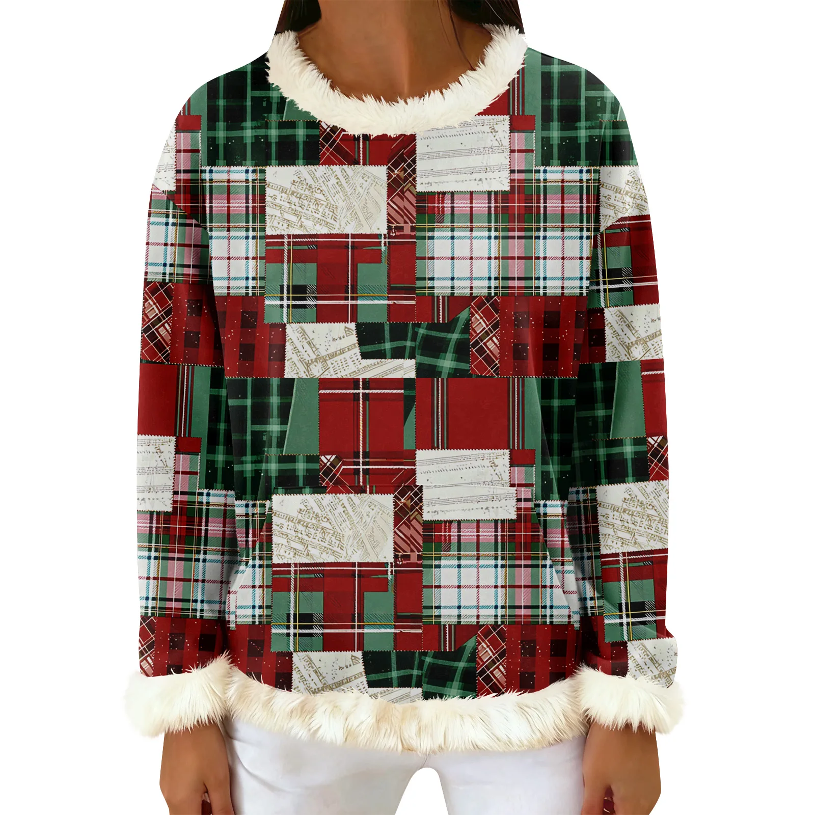 المرأة عارضة أزياء طباعة طويلة الأكمام مقنعين البلوز أعلى امرأة الملابس الشتوية ملابس امرأة قمم للمرأة