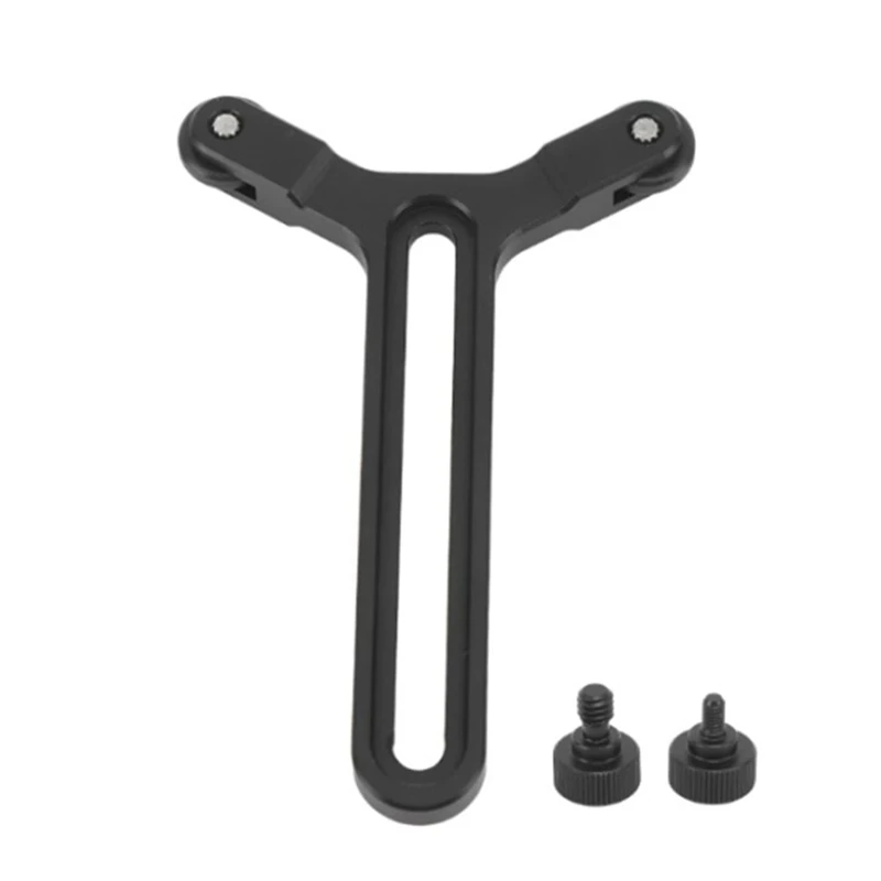 Y Shape Lens Support Bracket With Double Wheels Lens Support System 22-71.5Mm Height Adjustment For DJI Ronin-S/Ronin-SC