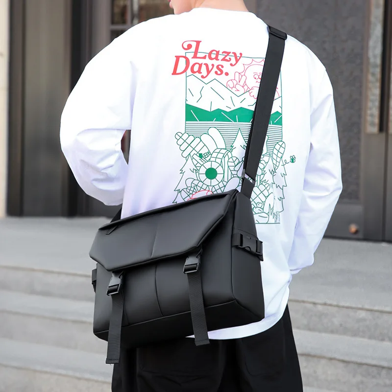 

Cross-border Shoulder Bag Men's Messenger Bag Large Capacity Backpack Multifunctional Waterproof Oxford Cloth Casual