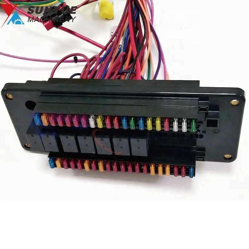 Excavator Fuse Box Wire Harness Assy For CAT 320C Fuse Box Assy