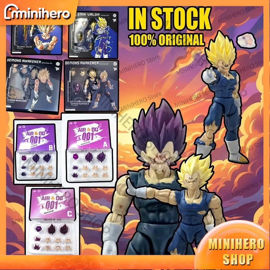 

Black Hole Toys & TK Dragon Ball SHF Super Saiyan SSJ Majin Vegeta Battle Damage Full Power Anime Action Figures Models toys