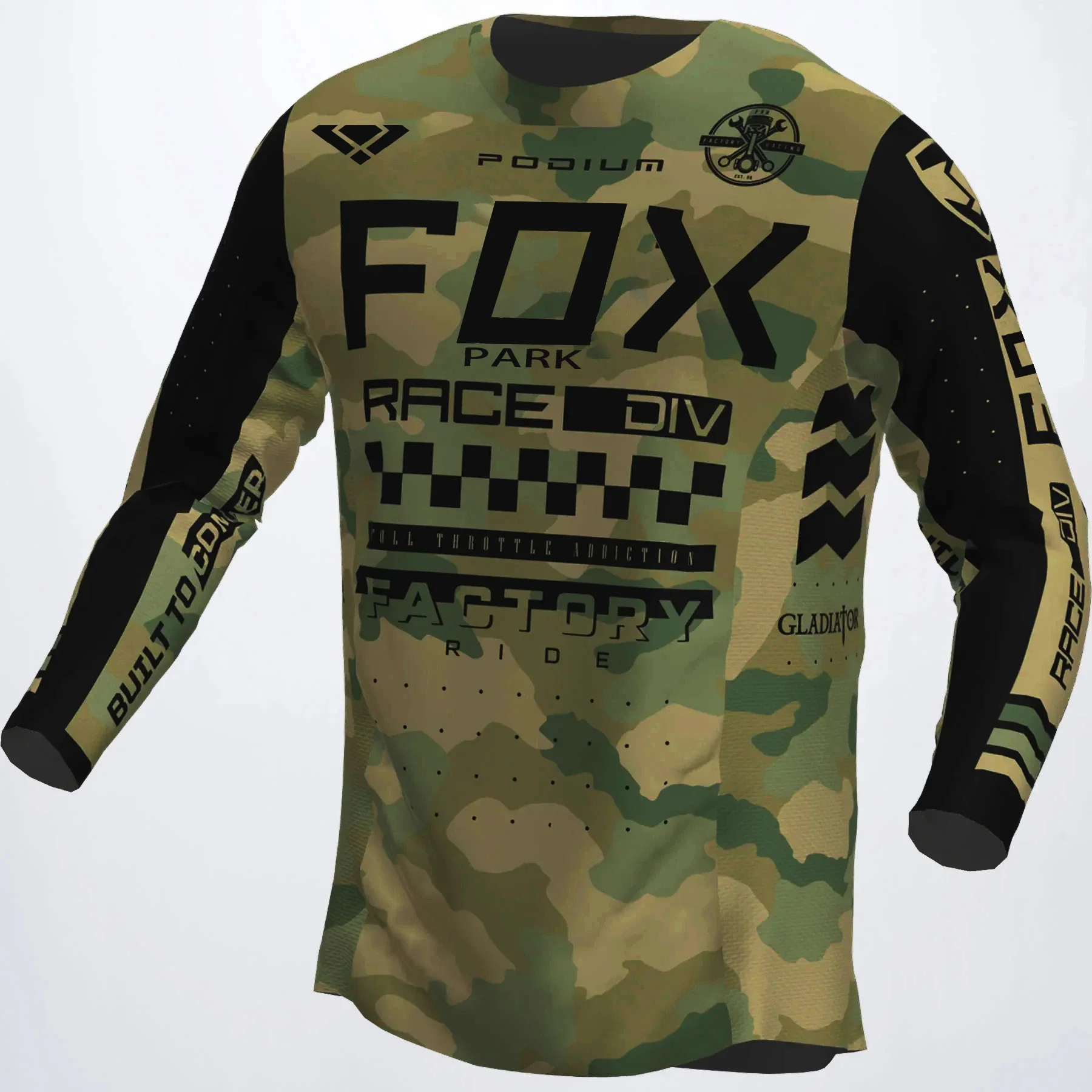 Motorcycle Quick Dry Mountain Bike Road Motocross Shirt Breathable Bike Mtb Long Racing Quick-drying Cycling Long Sleeve shirt