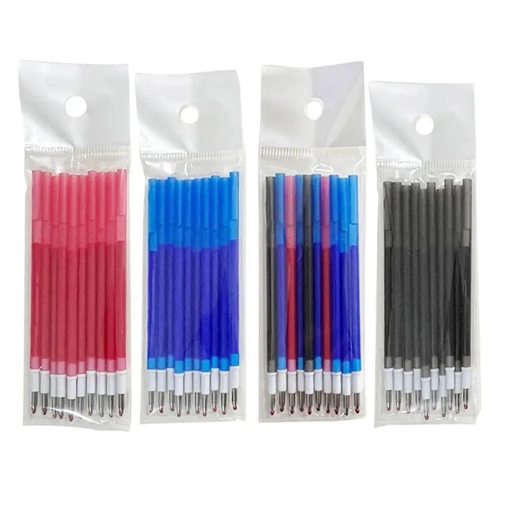 3 in 1 Erasable Pen Creative 0.5mm Magic Ink Gel Pen 3 Colors Refills Washable Handle Writing Pen